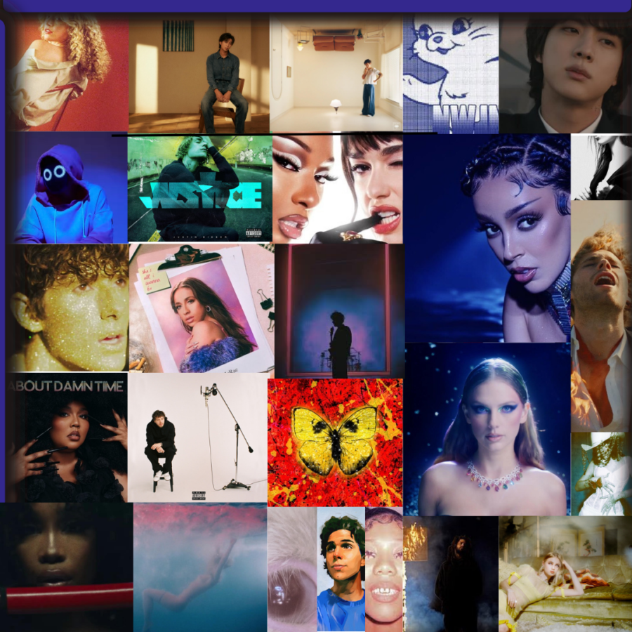 pop music artists collage 2022