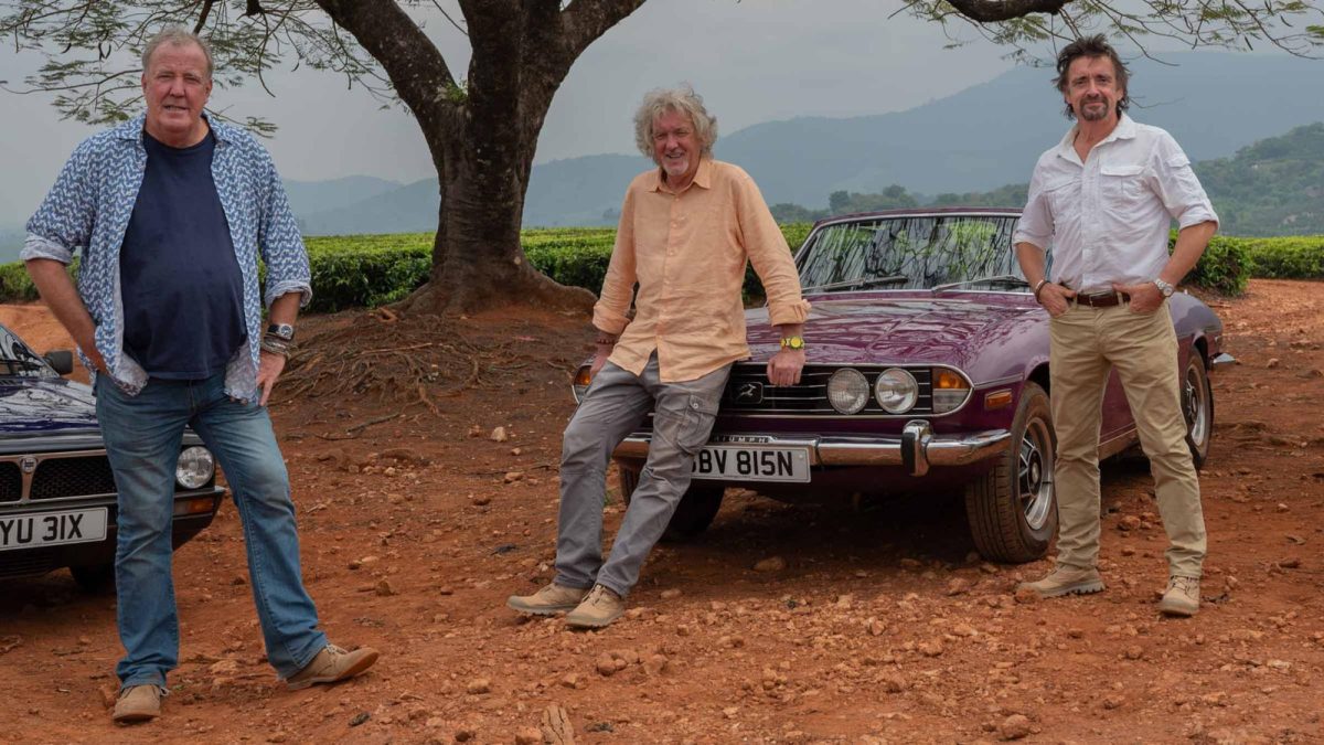 After 22 years of laughter, joy and adventure, the legendary trio Jeremy Clarkson, Richard Hammond and Jame May end their illustrious career with a bang. “The Grand Tour: One For The Road” marks the end of one of the greatest eras in automotive history, as well one of the biggest influences in my life. (Photo via Amazon Prime)