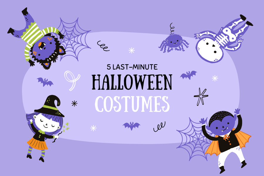 Infographic: 5 Last Minute Halloween Costumes