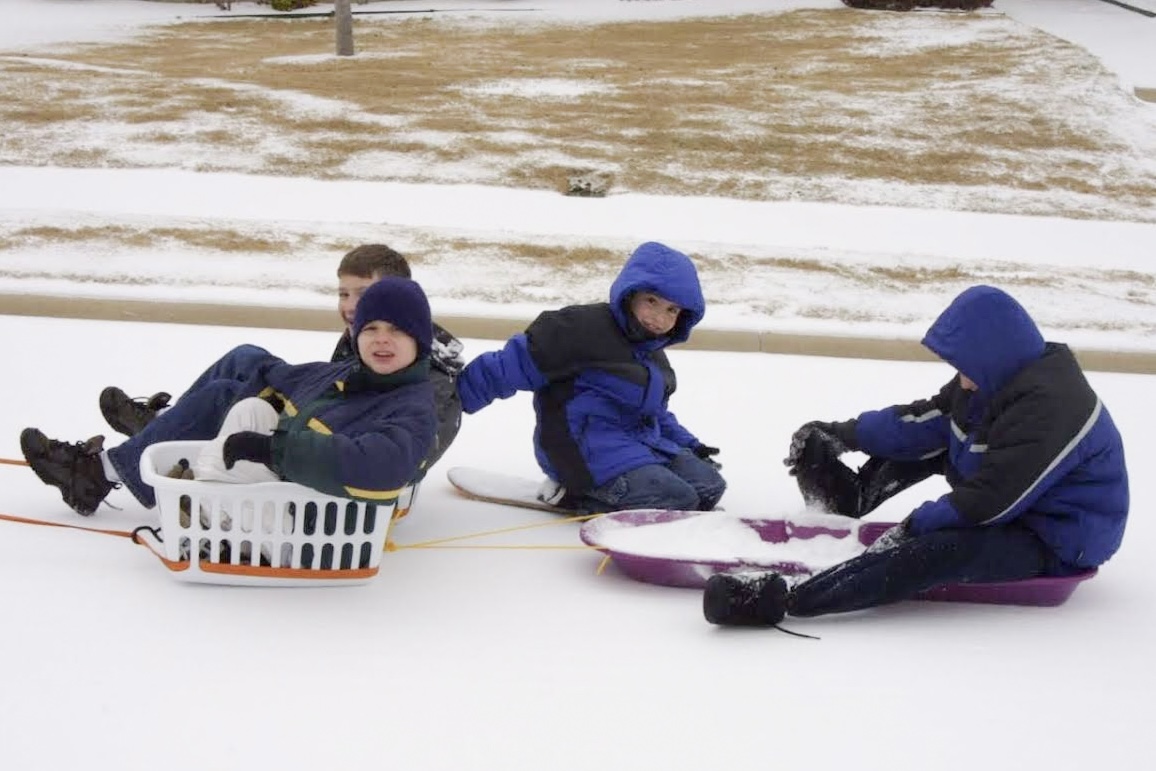 In February of 2015, my sister and I spent the day sledding on the street near our house with our neighbors. This was a yearly tradition — one I definitely took for granted.
