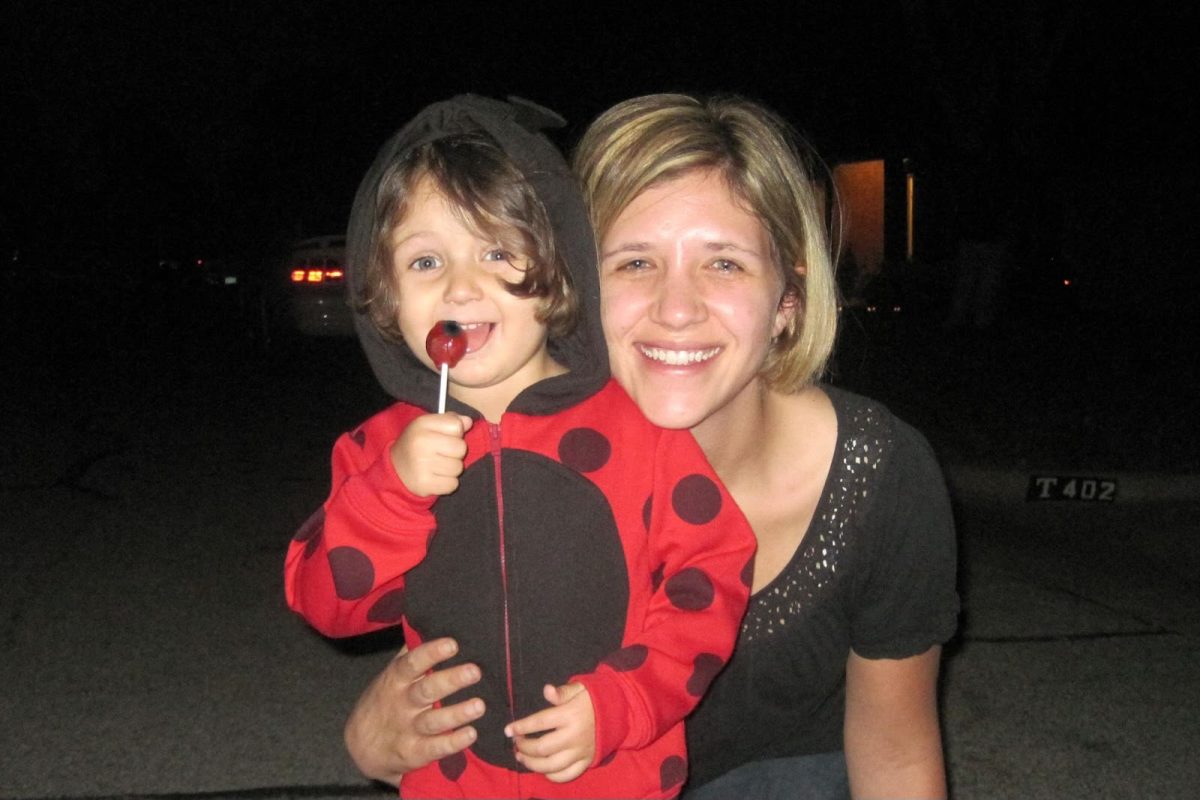 My mom and I pose for a photo on Halloween. I am thankful that my dad was always taking photos of my mom and I together. As I get older, my memory of her becomes more blurred, and the pictures help me relieve our time together. 