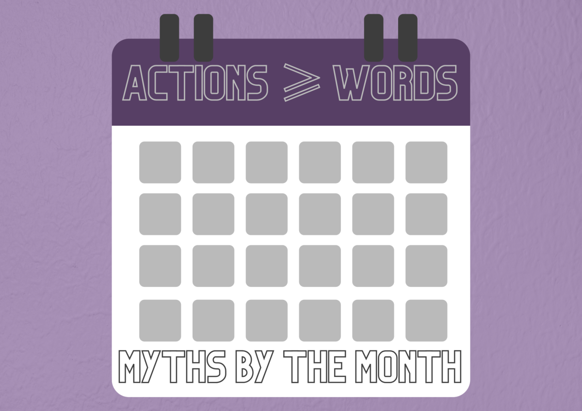 Myths by the Month is a blog dedicated to tackling things I’ve been told related to mental health that are actually myths. This month, I’m talking about how even though actions are greater than words, that doesn’t mean words should go unheard.